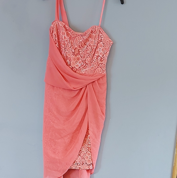 Le Chateau Pink bridesmaid dress size small - Picture 4 of 10